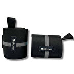 Rebuwo Güç Bilekliği Koyu Gri (En Sert),Halter ve Vücut Geliştirme için Bilek Desteği 2 Adet