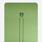 Rebuwo Çift Çizgi Tasarımlı Armonia Collection Yoga Pilates Matı 6mm Kaymaz Hafif Taşınabilir - Koyu Yeşil