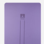 Rebuwo Çift Çizgi Tasarımlı Armonia Collection Yoga Pilates Matı 8 mm Kaymaz Hafif Taşınabilir - Koyu Lila