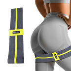 Rebuwo Squat Bant Pilates Fitness Spor Kalça Egzersizleri Direnç Bandı Direnç Lastiği 40CM