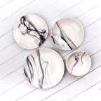 Ar Yıldız Tulu Sienna 24 Parça 6 Kişilik Yemek Takımı