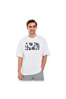 Skechers S241076 Graphic M Sleeve Beyaz Erkek T-Shirt