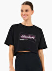Skechers W Crop Fit Graphic Tee Kadın T-Shirt