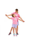 Skechers Sk232139 Essential G Sleeve Pembe Kız Çocuk T-Shirt