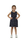 Botanic Love Kız Çocuk Desenli Kolsuz Elbise