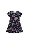 Hey Dude Kız Çocuk Desenli Kısa Kollu Elbise