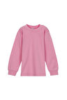 Pembe Basic Kız Bebek Çıtçıtlı Yaka Kışlık Uzun Kollu Tişört