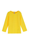 Sarı Basic  Çıtçıtlı Uzun Kollu Bebek Tişört