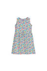 Botanic Garden Kız Çocuk Desenli Kolsuz Elbise