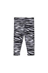 Zebra Kız Çocuk Desenli Diz Altı Tayt Kapri