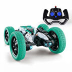 360 Derece Dönebilen Şarjlı Işıklı Kumandalı Kasırga Akrobat Full Fonksiyon Araba