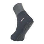 Free-Sub 5mm Siyah Smooth Bilekli Kaymaz Tabanlı Dalış Çorabı