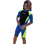Free-Sub 3mm Çocuk Shorty (Kısa), Sörf Yüzme Scuba Tüplü Dalış Elbisesi