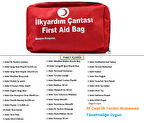 Ofis ilk Yardım Çantası Ruhsata Uygun 35 Parça İlk yardım Seti Çantalı