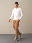 Xint Beyaz Polo Yaka Fit Basic Tişört
