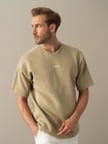 Xint Yeşil Oversize Baskılı Sweatshirt