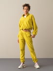 Xint Sarı Polar Sweat Pantolon