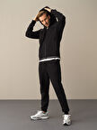 Xint Siyah Regular Fit Sweatmont