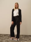 Xint Siyah Formunu Koruyan Oversize Pantolon