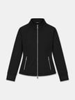 Xint Siyah Esnek Dokulu Regular Fit Sweatmont