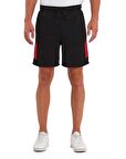 Siyah Polyester Erkek Spor Şort