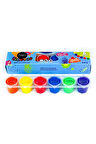Yıkanabilir Parmak Boyası 25gr*6 renk