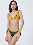 Fabrika Haki Kadın İpli Bikini Alt ZARATE