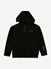 Siyah Erkek Çocuk Kapüşonlu Sweatshirt D3WB-SWT12