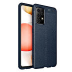 Samsung Galaxy A72 Kılıf Focus Deri Desen Silikon Kapak