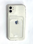 ARMORİX İPHONE 11 LÜX ŞEFFAF KART KOYMALI SİLİKON KILIF