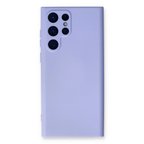 Samsung Galaxy S22 Ultra Kılıf Nano İçi Kadife Silikon - Lila