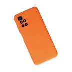 Xiaomi Redmi 10 2022 Kılıf Nano İçi Kadife Silikon - Turuncu