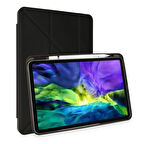 Newface Mars iPad Air 11 (2024) Kalemlikli Tablet Kılıfı - Siyah