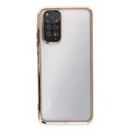 Xiaomi Redmi Note 11 Kılıf Kamera Korumalı Lensli Silikon - Gold