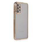 Samsung Galaxy A23 4g Kılıf Kamera Korumalı Lensli Silikon - Gold