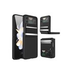 Newface Samsung Galaxy Z Flip 3 Kılıf Belt Flip Kapak - Siyah