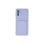 Samsung Galaxy A14 4g Kılıf Kelvin Kartvizitli Silikon - Lila