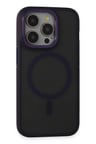 Fuchsia iPhone 14 Pro Max ile Uyumlu Kılıf Rocky Kablosuz Şarj Özellikli Kapak - Derin Mor