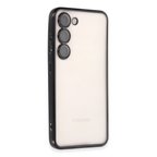 Samsung Galaxy S24 Kılıf Kamera Korumalı Lensli Silikon - Siyah