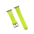 Apple Uyumlu Watch 45mm Jelly Silikon Kordon (saat Değildir) - Yeşil