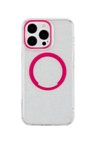 Fuchsia iPhone 14 Pro ile Uyumlu Tanya Kablosuz Şarj Özellikli Kapak - Desen 6