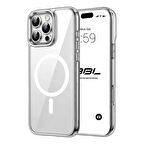 iPhone 16 Pro Kılıf PC Real Seri Magsafe Uyumlu Sert Şeffaf Kapak