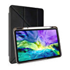 Newface Mars iPad Pro 11 (2024) Kalemlikli Tablet Kılıfı - Siyah