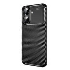 Realme Note 60 Kılıf Focus Carbon Desen Silikon Arka Kapak