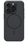 Fuchsia iPhone 15 Pro Max ile Uyumlu HBC-300 Beat Kablosuz Şarj Özellikli Kılıf - Siyah