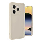 Newface Viera Xiaomi Redmi Note 14 4G Silikon Kılıf - Krem