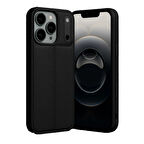 iPhone 17 Pro Max Kılıf Focus Deri Desen Silikon Arka Kapak