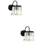 Apliqa Rachel Metal Eskitme Yatak Odası Duvar - Yatak Başı Siyah Aplik 