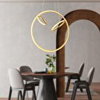 Acosta Gold Sarkıt 44 Watt Sarkıt 3 Renkli Ledli Modern Mutfak Banyo Led Salon Sarkıt Avize