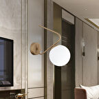 Apliqa Mildred Metal Modern Banyo - Yatak Odası Duvar - Yatak Başı Aplik 